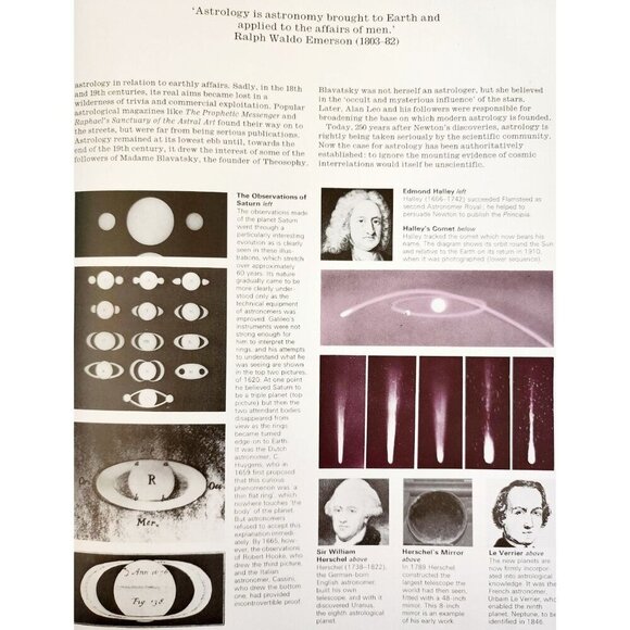 1982 The Compleat Astrologer Illustrated w/ Dust Jacket HC Parker Astrology WHBS - Picture 7 of 10